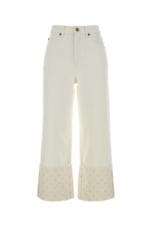 White denim jeans White TORY BURCH (183553)