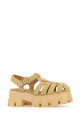 Raffia Monolith sandals PRADA (1X138NF0553L8W)