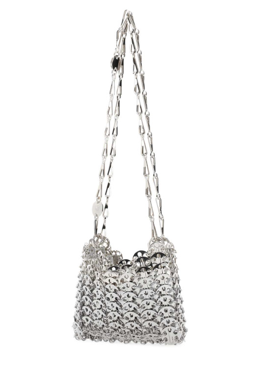 Silver metal 1969 nano shoulder bag RABANNE (20PSS0127MET001)
