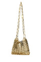 Gold metal 1969 nano shoulder bag RABANNE (20PSS0127MET002)