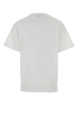 White cotton t-shirt GUCCI (837959XJHQ3)