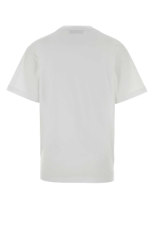 White cotton t-shirt GUCCI (837959XJHQ3)