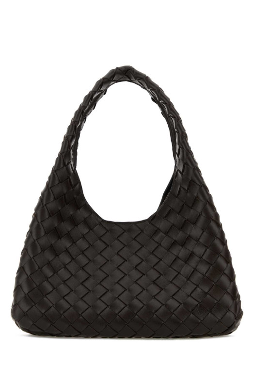 Dark brown leather small Campana shoulder bag BOTTEGA VENETA (854248V4SC0)