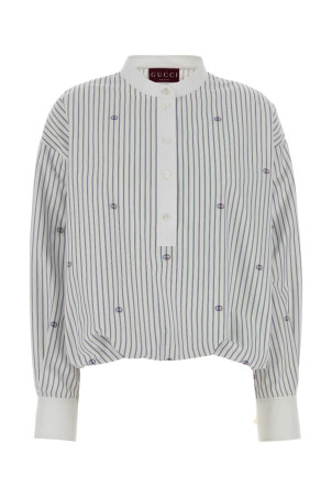 Embroidered poplin shirt GUCCI (855774ZAUBX)