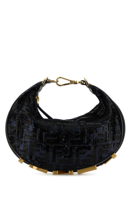 Embellished fabric mini Fendigraphy handbag FENDI (8BS081AVTA)