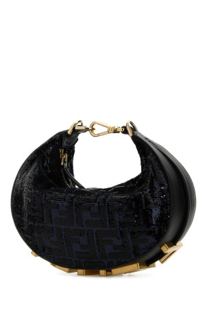 Embellished fabric mini Fendigraphy handbag FENDI (8BS081AVTA)