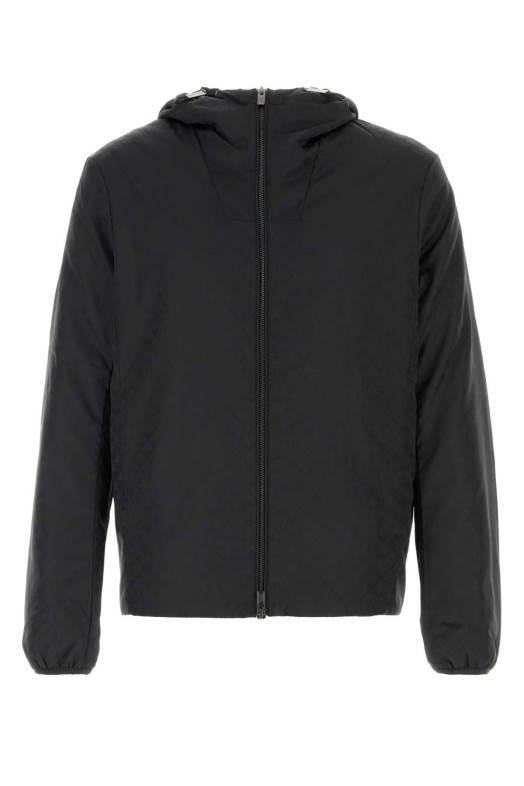 Black polyester padded jacket EMPORIO ARMANI (8N1BN41NHQZ)