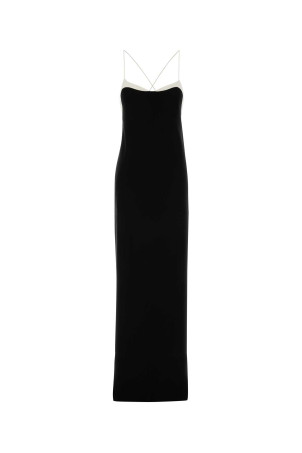 Black stretch georgette long dress TOM FORD (AB3623FAX187)