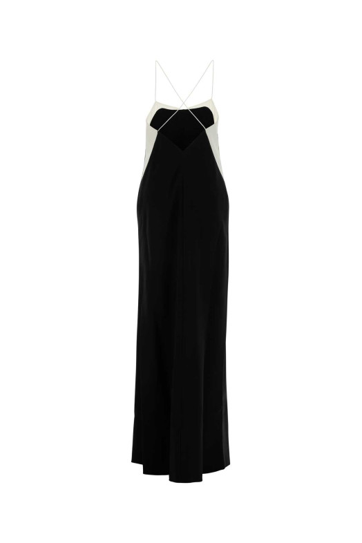 Black stretch georgette long dress TOM FORD (AB3623FAX187)