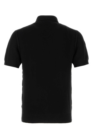 Black piquet polo shirt TOM FORD (KPS033YMS142)
