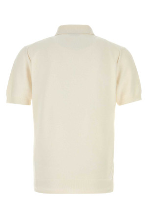 Ivory piquet polo shirt TOM FORD (KPS033YMS142)