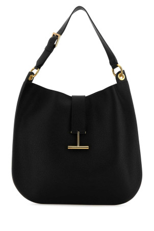 Black leather shoulder bag TOM FORD (L1755LCL095G)