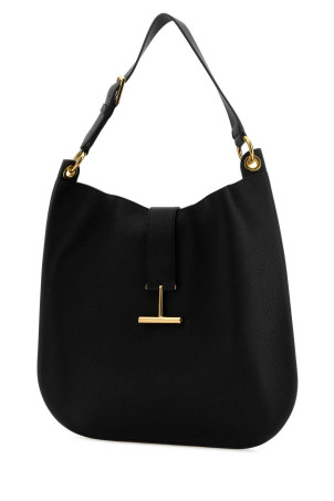 Black leather shoulder bag TOM FORD (L1755LCL095G)