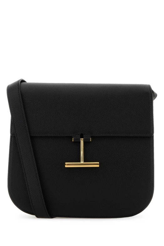 Black leather crossbody bag TOM FORD (L1761LCL095G)