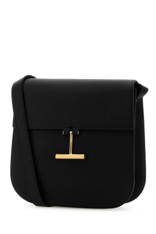 Black leather crossbody bag TOM FORD (L1761LCL095G)