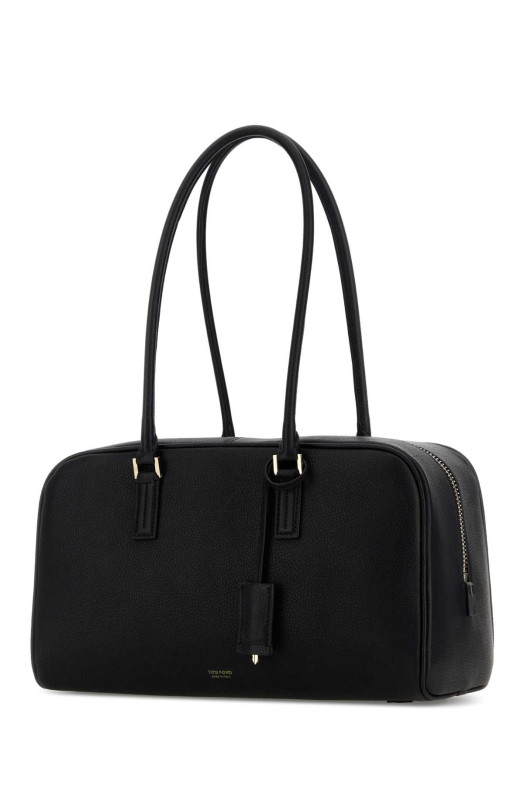 Black leather shoulder bag TOM FORD (L1917LCL604P)