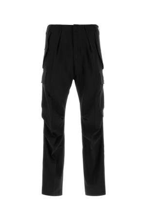 Black wool blend cargo pant TOM FORD (SCC004FMW084)