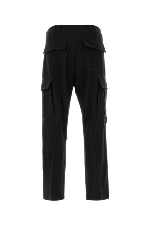 Black wool blend cargo pant TOM FORD (SCC004FMW084)