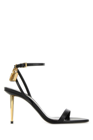 Black leather sandals TOM FORD (W2748LKD002P)