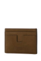 Brown suede card holder TOM FORD (Y0232LCL504S)
