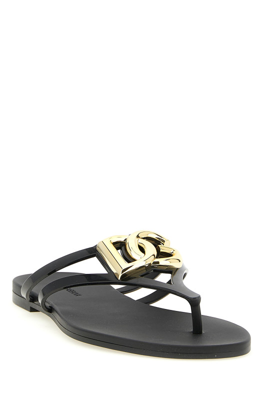 'Beachwear' slides Black