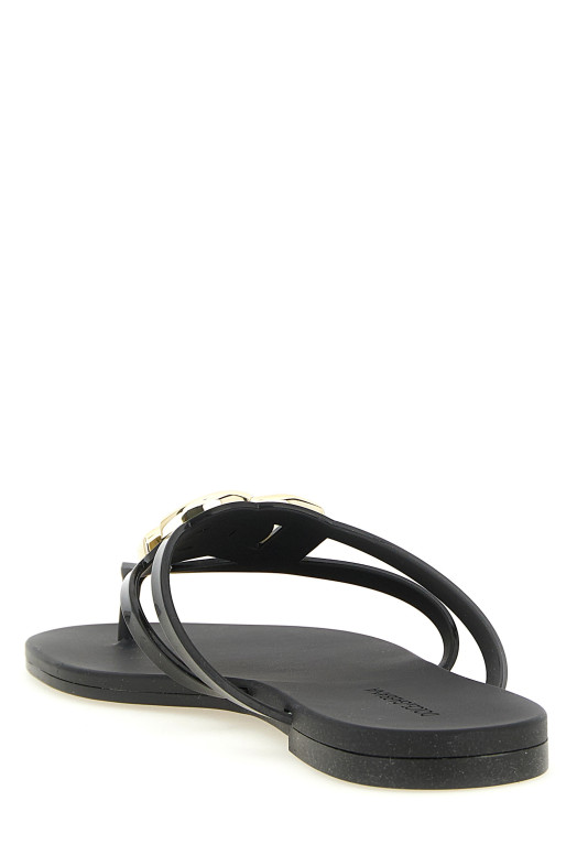 'Beachwear' slides Black