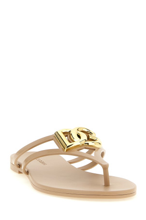 'Beachwear' slides Beige