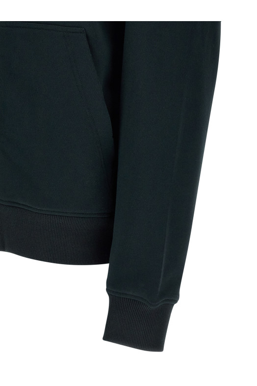 Logo patch hoodie Green