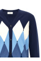 Cardigan Argyle Blue
