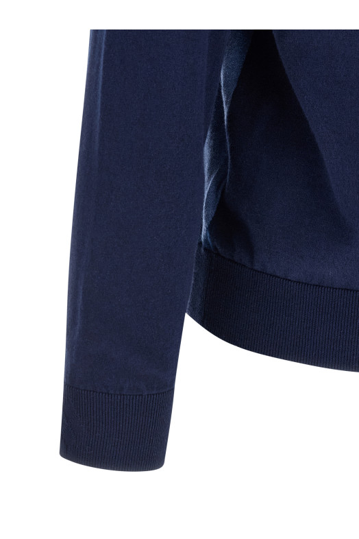 Cardigan Argyle Blue