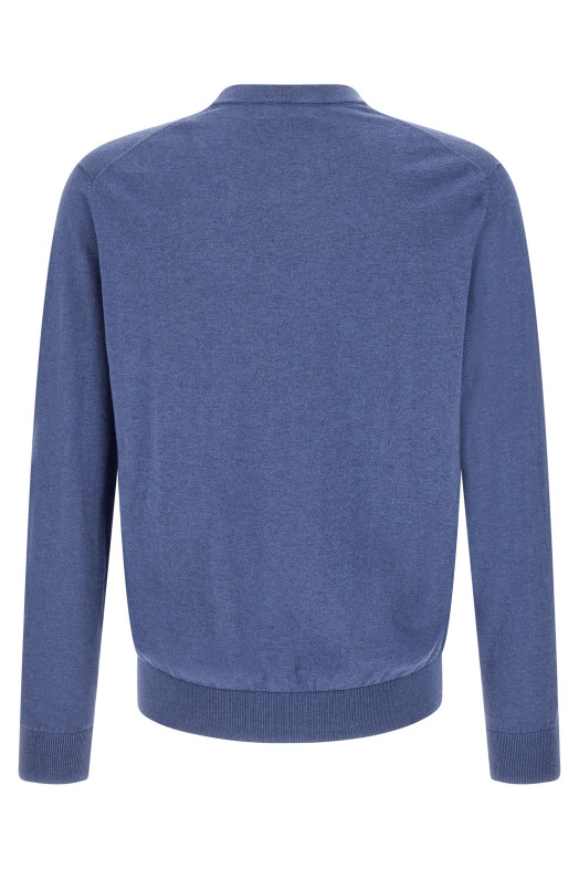 Cardigan Argyle Blue