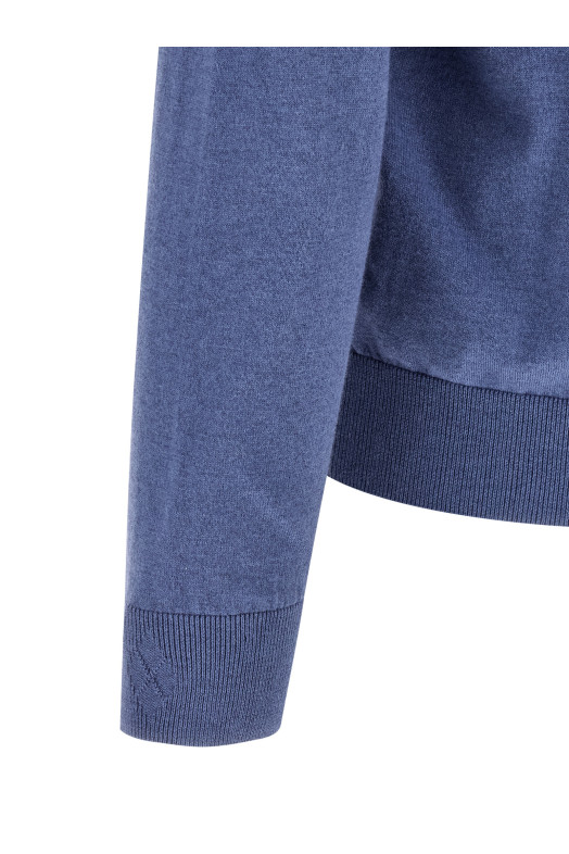 Cardigan Argyle Blue