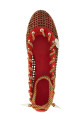 'Reticella' ballet flats Red