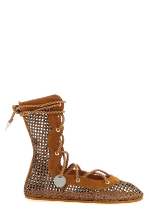 'Reticella' ankle boots Brown