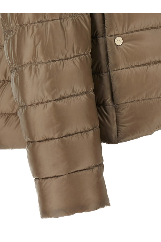 Reversible down jacket Brown