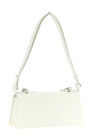 'Jewelled' mini shoulder bag White