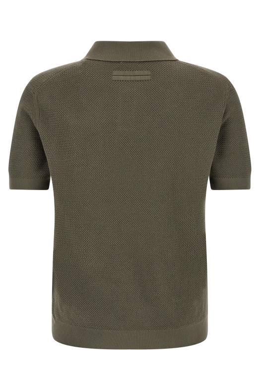 Premium cotton polo shirt Gray