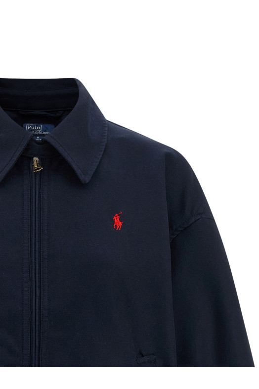 Double-sided cotton jacket Blue