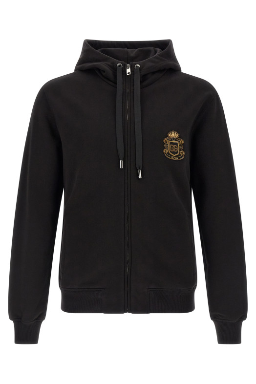 Coat of arms hoodie Black