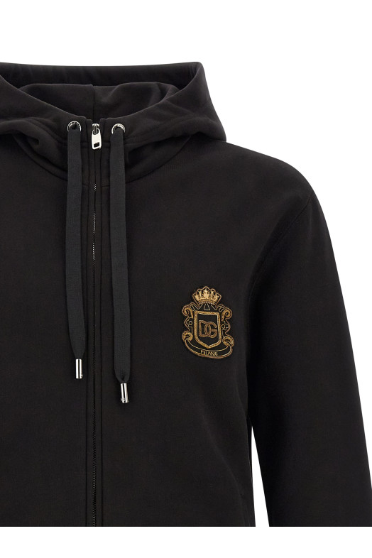 Coat of arms hoodie Black