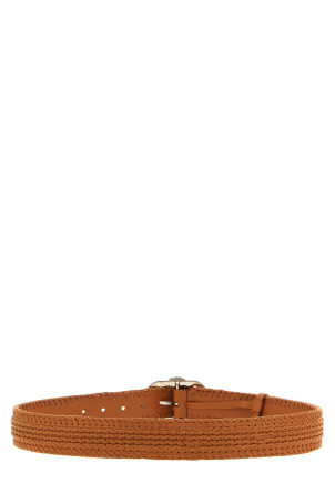 'Majaro' embroidery belt Brown
