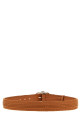 'Majaro' embroidery belt Brown