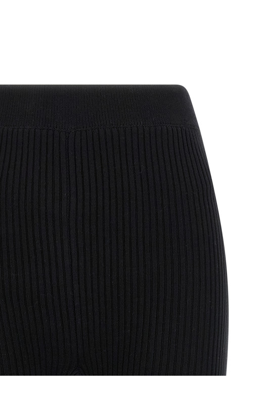 'Cotton Crochet' pants Black