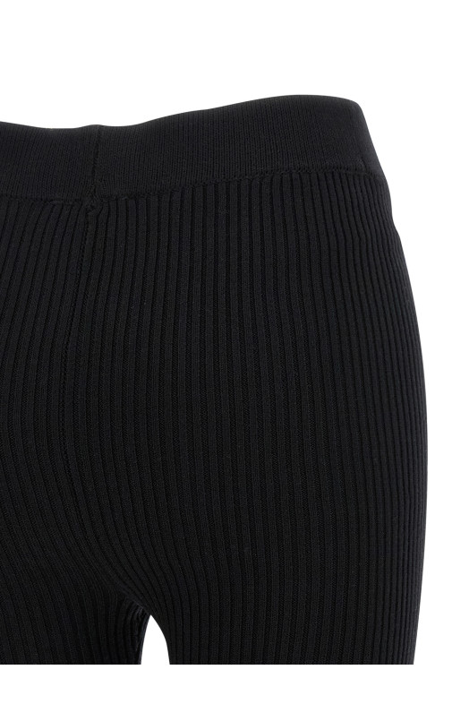 'Cotton Crochet' pants Black