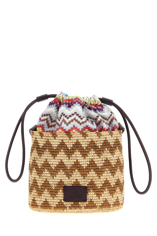 Zig zag bucket bag Multicolor