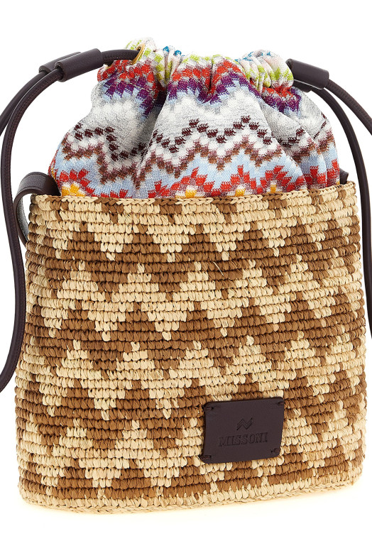 Zig zag bucket bag Multicolor