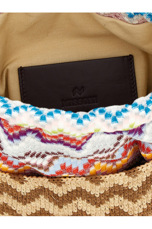 Zig zag bucket bag Multicolor