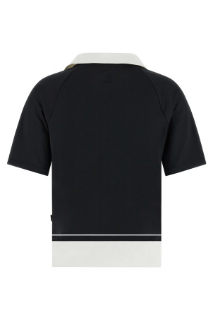 'Piccola' polo shirt - 'Active' line Black-grey