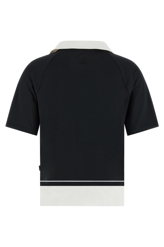 'Piccola' polo shirt - 'Active' line Black-grey