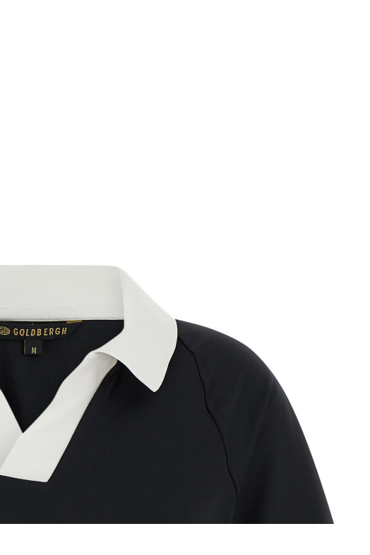 'Piccola' polo shirt - 'Active' line Black-grey